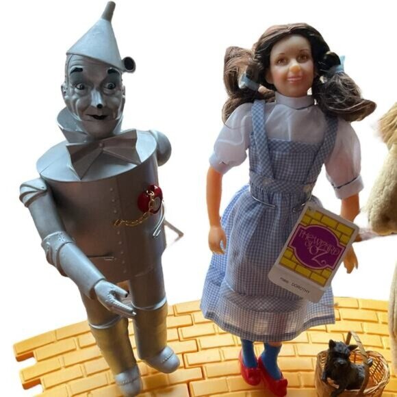 14” Vintage Wizard Of Oz Set of 4 Dolls Presents Hamilton Gifts MGM Turner 1987 - Picture 14 of 14